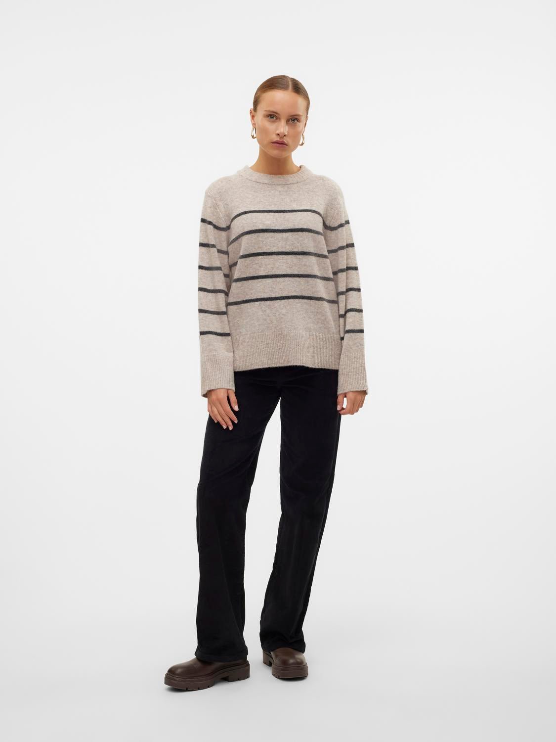 VMFLAWLESS Pullover - Silver Mink - VERO MODA & VILA Bergvik